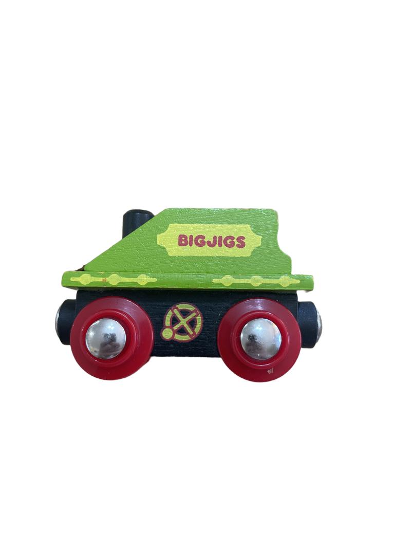 Preloved Toys - Green Train. - Bigjigs Toys