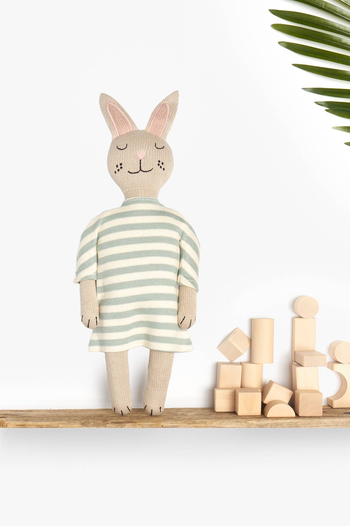 Bunny Doll Cuddly Toy, Organic Cotton Knitted