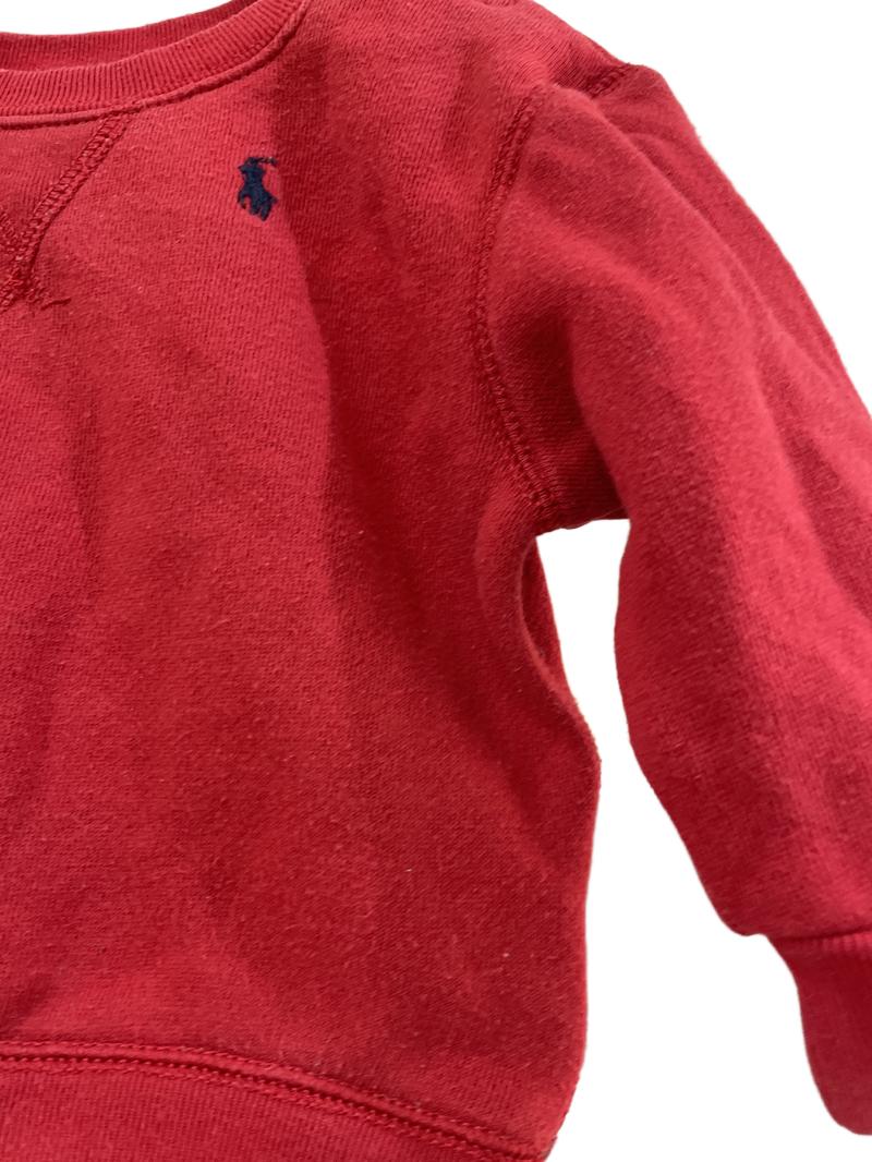 Preloved Ralph Lauren - Red Sweatshirt (9-12m)