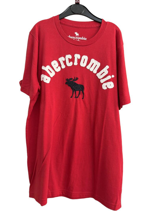 Preloved Abercrombie Kids - Red Abercrombie Moose T Shirt (13-14y)