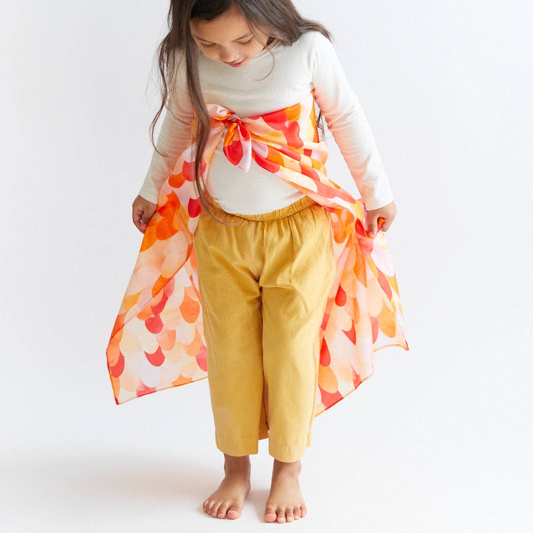 Sarah's Silks - Red Dinosaur Playsilk
