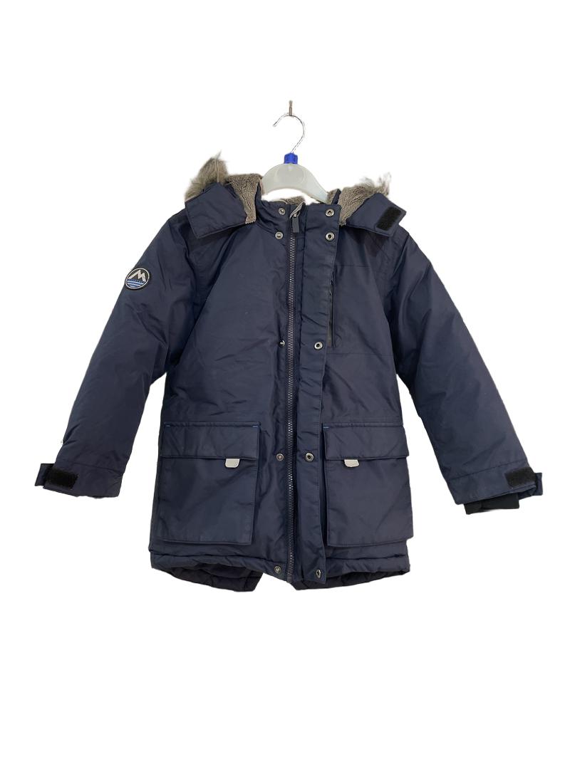 Preloved John Lewis - Navy Fleece Lined Parka (6-7y)