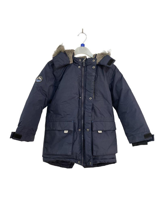 Preloved John Lewis - Navy Fleece Lined Parka (6-7y)