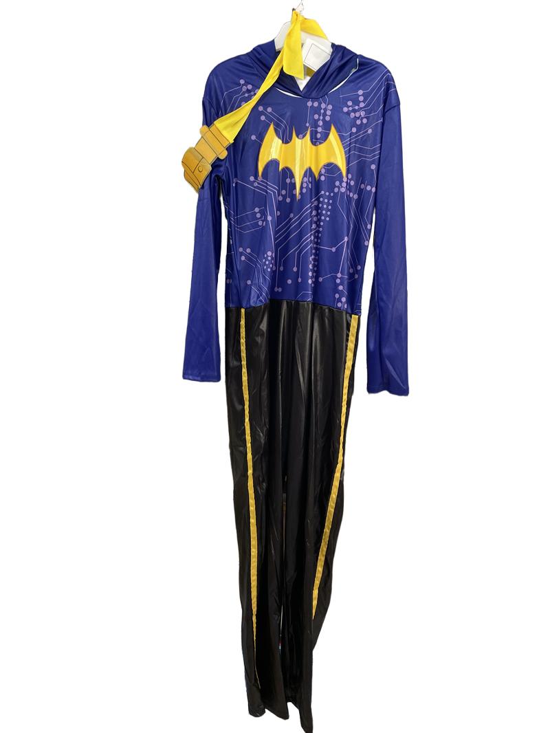 Preloved Rubies - Bat Girl Or Batman Costume With Belt, Large (10-11y, 11-12y, 12-13y, 13-14y)