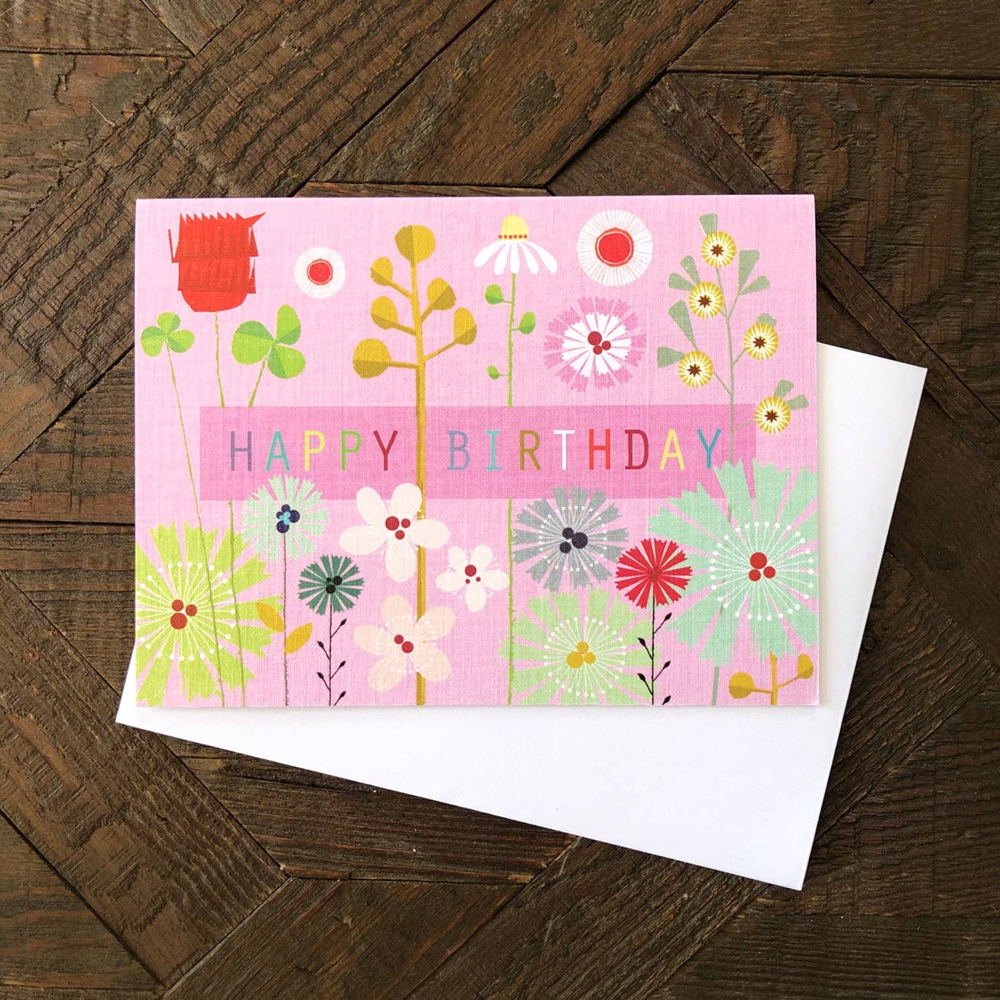 TW507 Mini Floral Note To Say Card