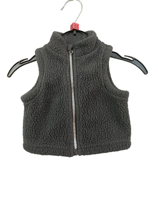 Preloved Cat & Jack - Charcoal Grey Fleece Gilet. (Newborn)