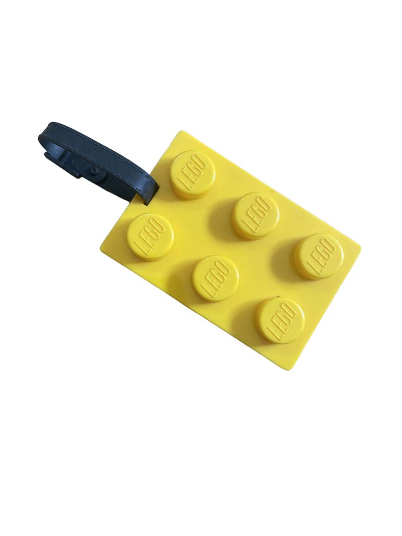 Preloved Funtastic Limited - Yellow Lego Bag/Luggage Tag