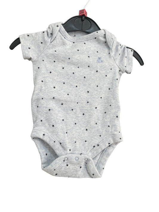 Preloved Gap - Light Blue Vest With Stars. (0-3m)