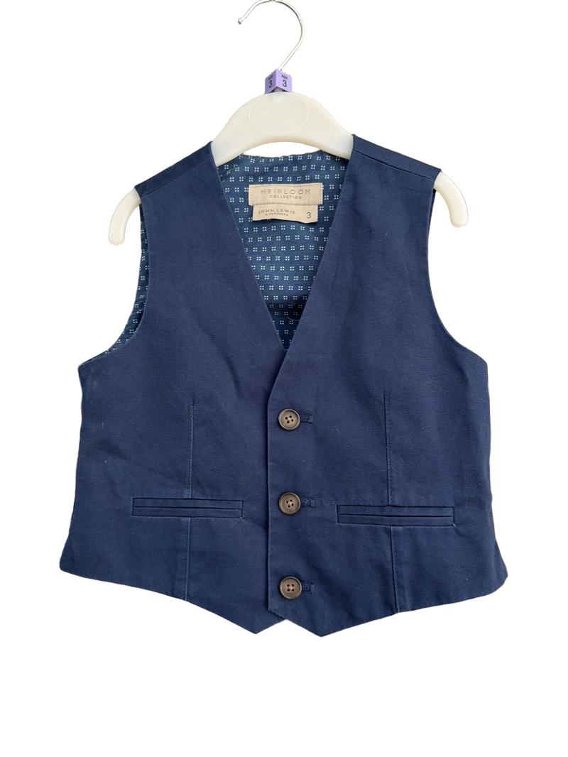 Preloved John Lewis - Navy Waistcoat (3y)