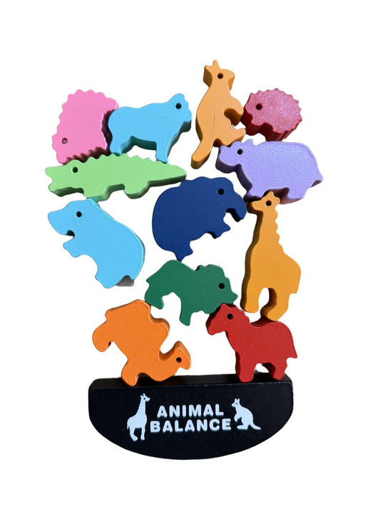 Preloved Toys - Wooden Animal Balance Game - Kisangel