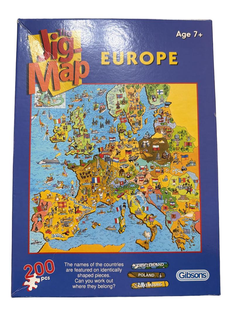 Preloved Toys - The Jig-Map Europe - Gibsons