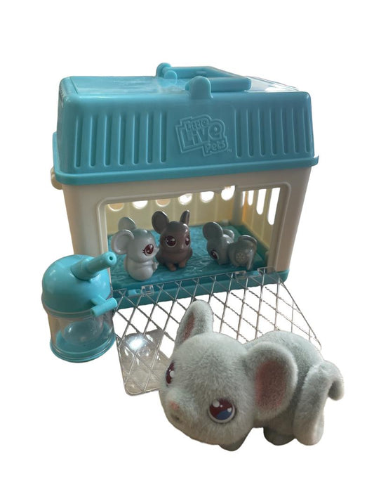 Preloved Toys - Little Live Pets Mama Surprise Minis Lil'Mouse. Blue - MOOSE