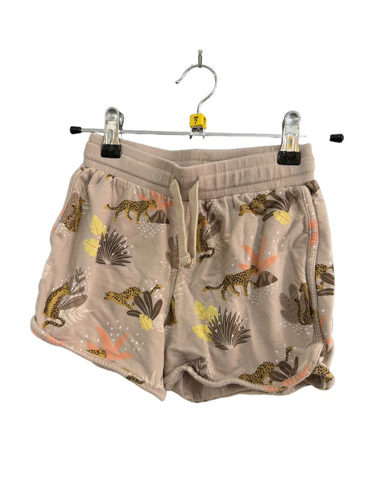 Preloved OVS - Light Brown Safari Print Shorts (7-8y)