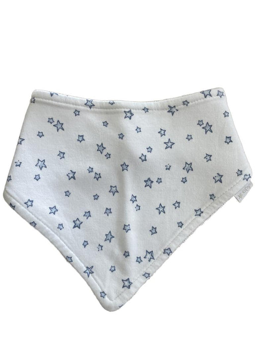 Preloved Jojo Maman Bebe - Dribble Bib - Blue Stars.