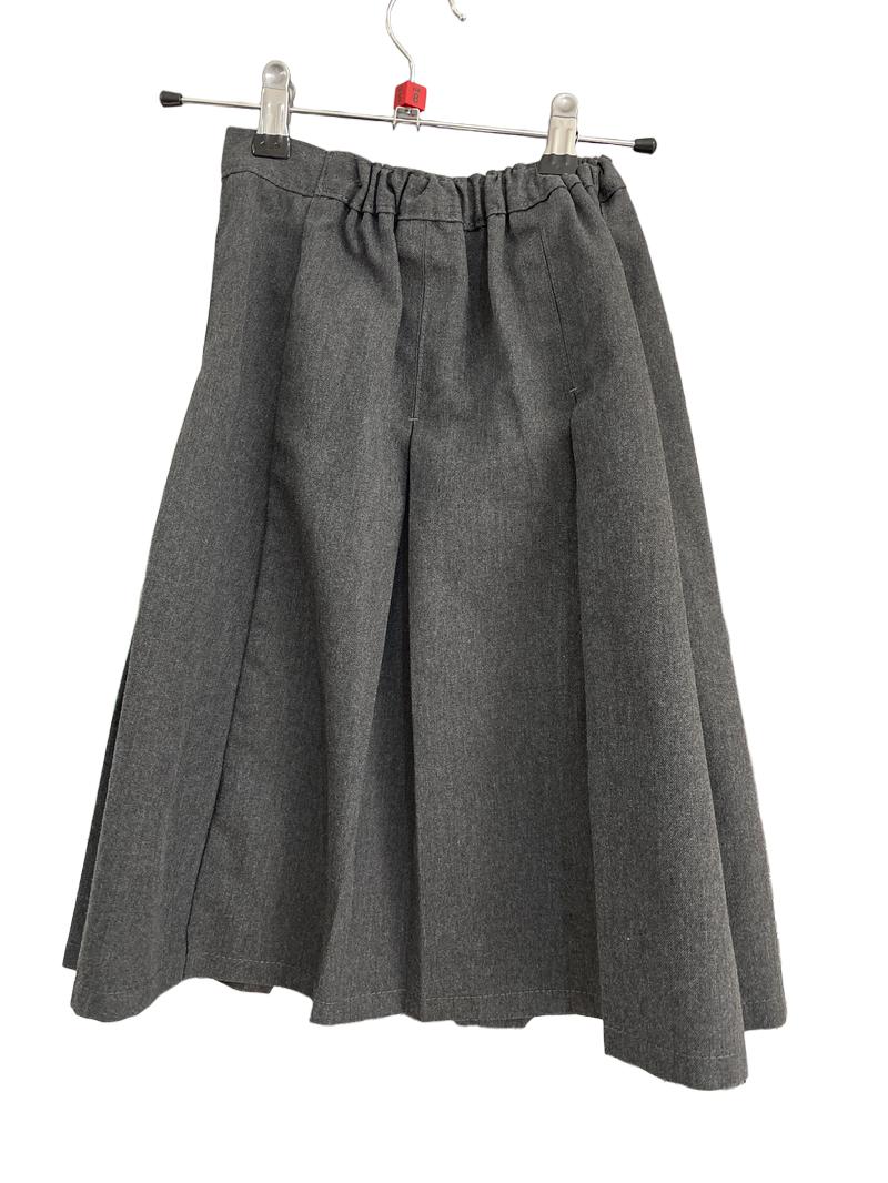 Preloved Marks & Spencer - Gray Pleated School Skirt (8-9y)