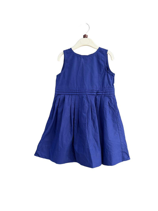 Preloved Maan - Blue Sleeveless Cotton Dress (2-3y)