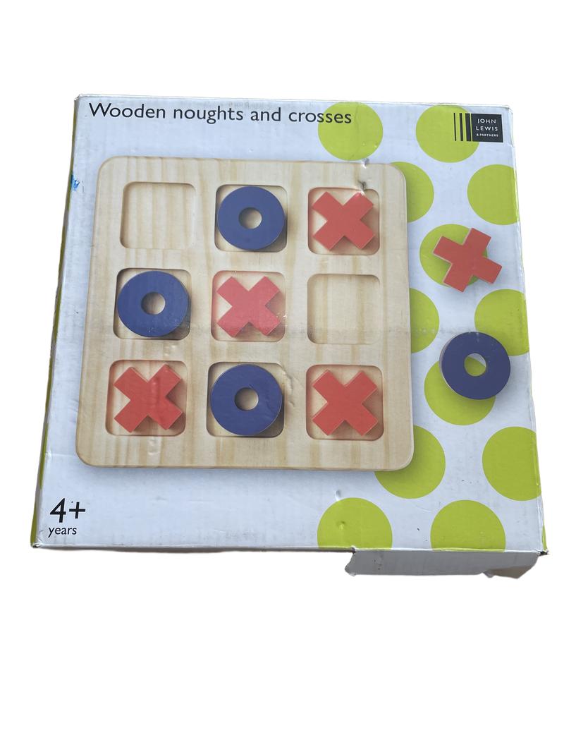 Preloved Toys - Wooden Noughts And Crosses - John Lewis