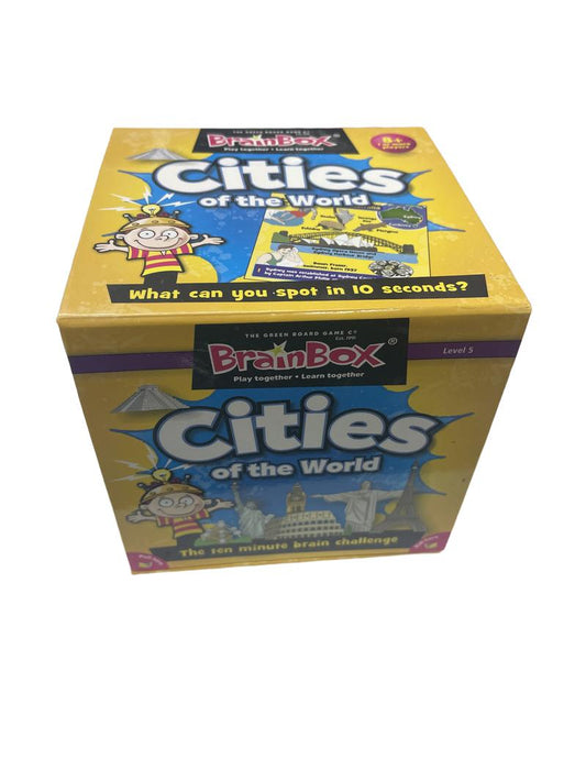 Preloved Toys - Brain Box  Cities Of The World - Green Road Game Co