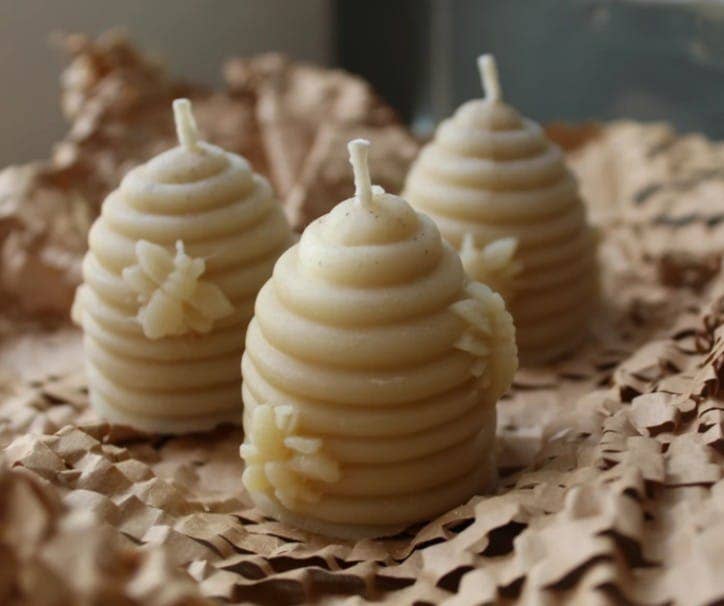 Skep Beeswax Candle