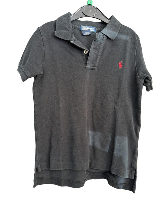 Preloved Polo Ralph Lauren - Black Short-sleeved Polo Shirt (5-6y)