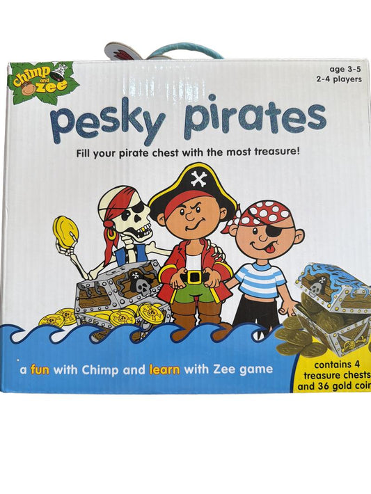 Preloved Toys - Pesky Pirates Game - Chimp And Zee
