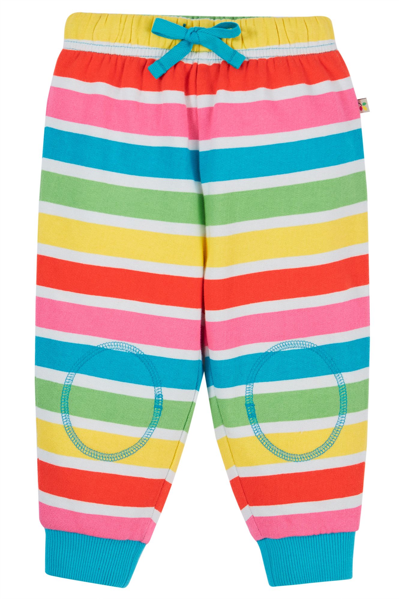 Frugi Switch Snuggle Crawlers, Soft White Rainbow