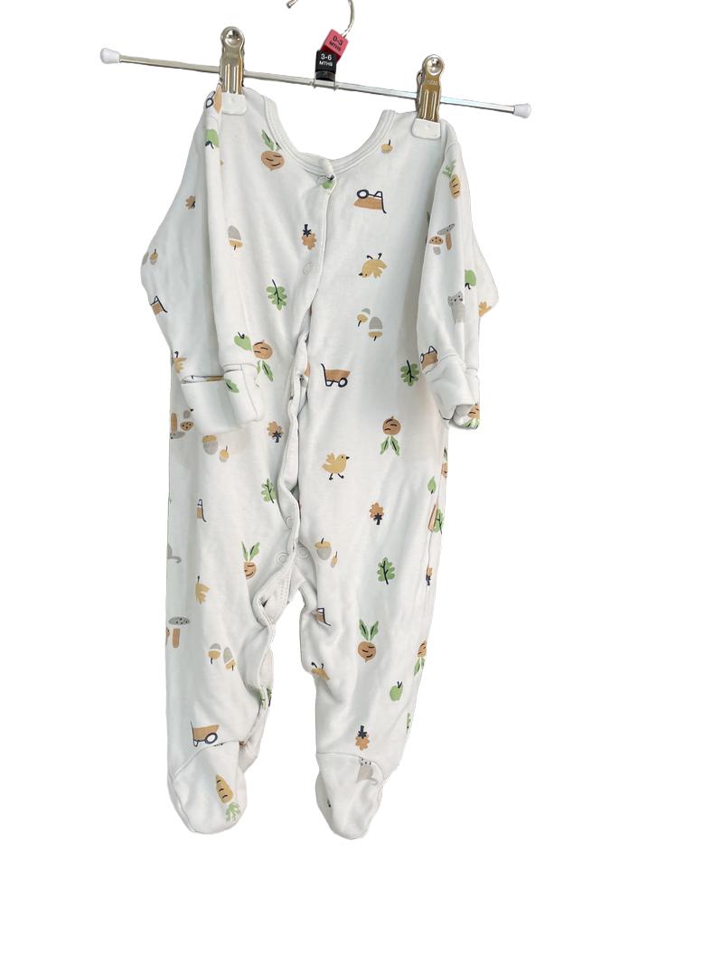 Preloved Kite - Autumn Farm Sleep Bag, Sleepsuit, And Matching Blanket Set (0-3m, 0-6m)