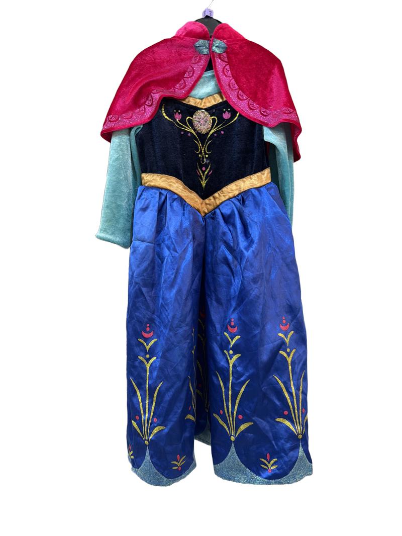Preloved Disney - Anna Frozen Princess Dress Costume (3-4y)
