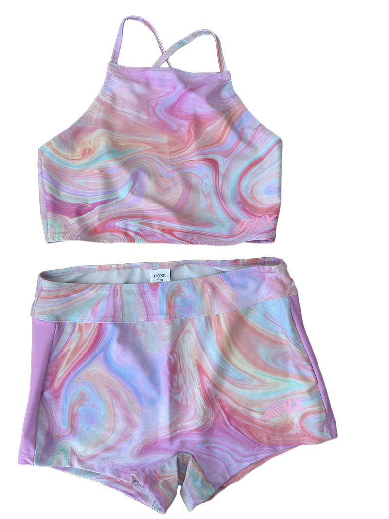Preloved Next - Multicolour Pastel Shorts Bikini (11-12y)