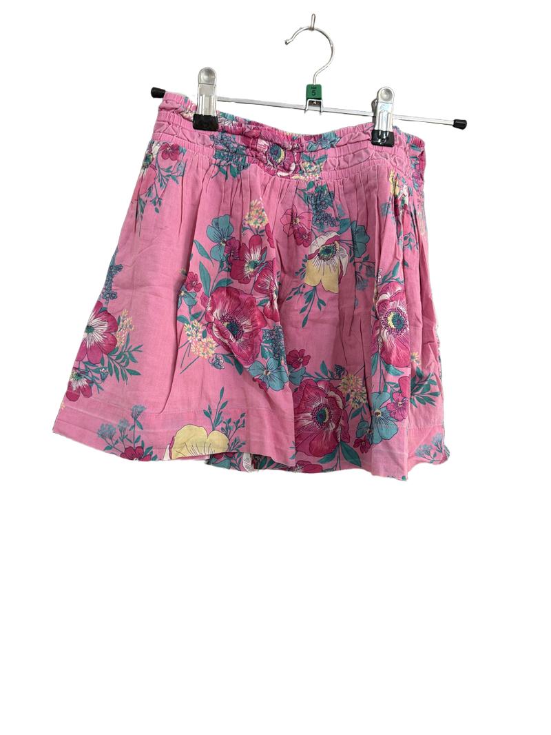 Preloved Monsoon - Pink Floral Print Skirt (5-6y)