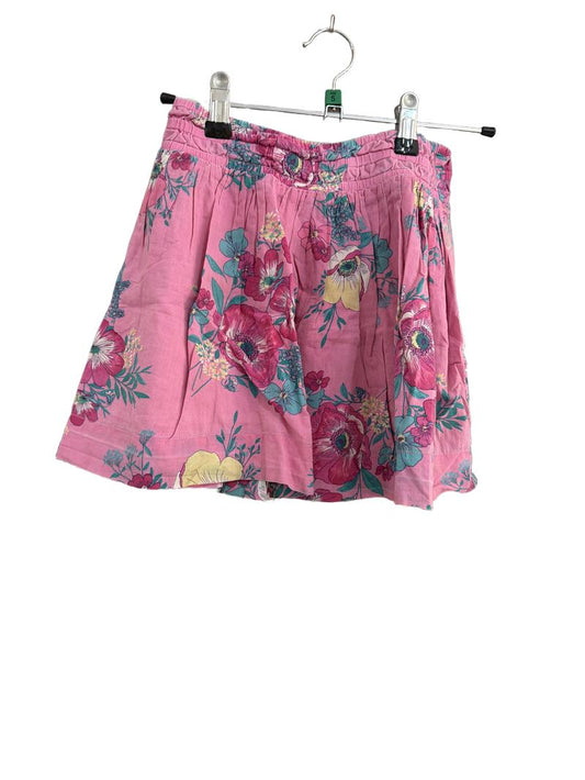 Preloved Monsoon - Pink Floral Print Skirt (5-6y)