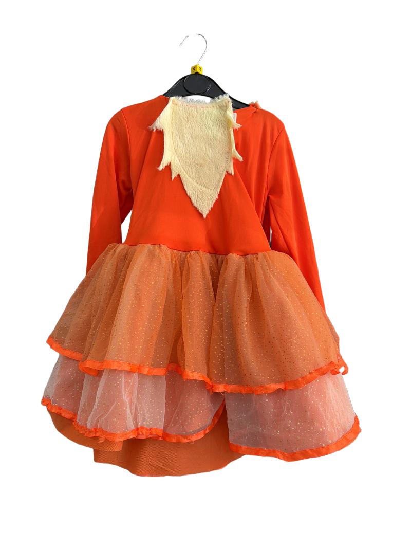 Preloved Amscan Inc - Orange Fox Costume Dress (7-8y)