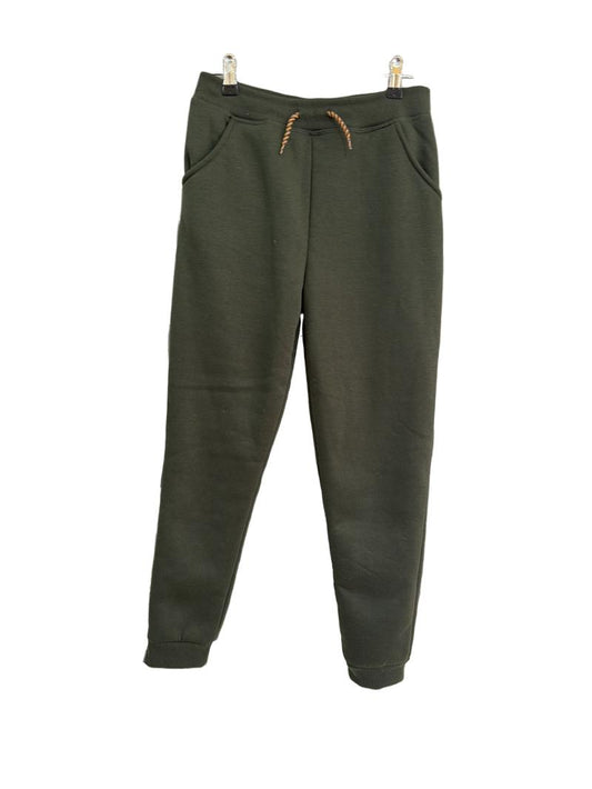 Preloved Mountain Warehouse - Olive Green Fleece-lined Joggers (11-12y)