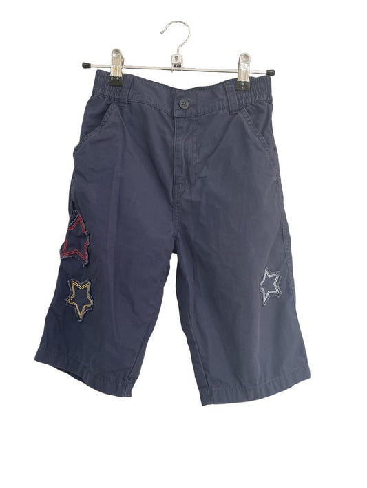 Preloved Frugi - Blue Shorts With Star Appliques (9-10y)