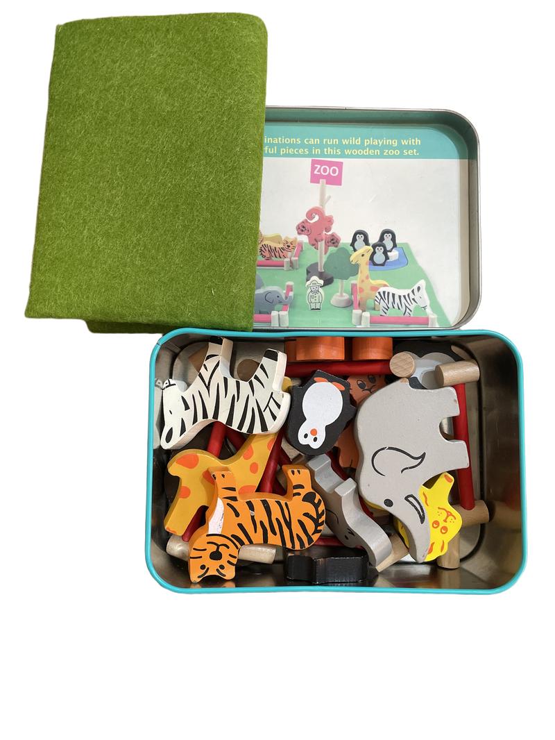 Preloved Toys - Zoo In A Tin - Apples To Pears