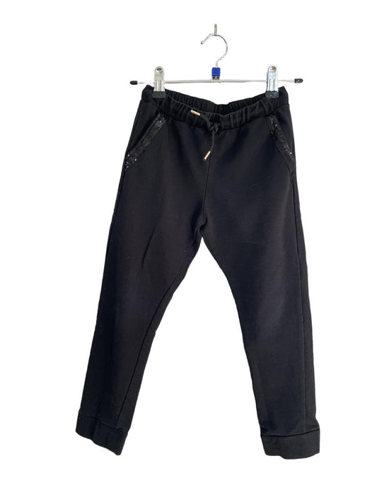 Preloved Lindex - Black Sequin Joggers (6-7y)