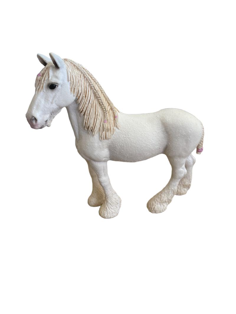 Preloved Toys - White Horse Figure. - Schleich