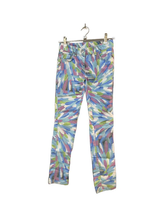 Preloved Next - Pink Blue Green Multicolour Jeans (9-10y)