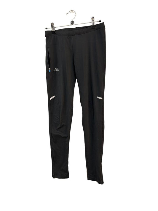 Preloved Decathlon - Kalenji Black Thermal Leggings With Pockets (12-13y)