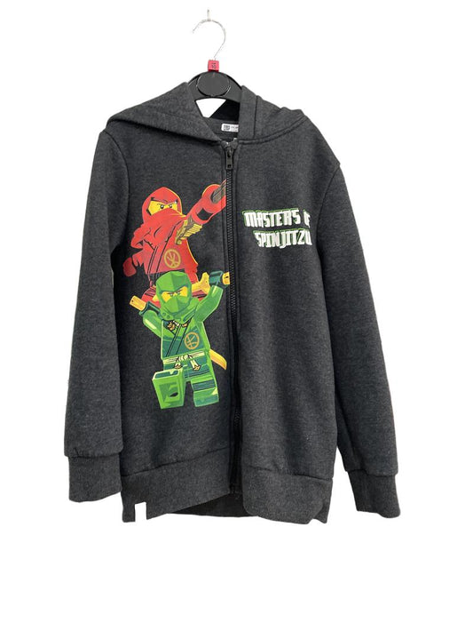 Preloved Lego - Charcoal Gray Spinjitzu Zip Hoodie (10-11y)