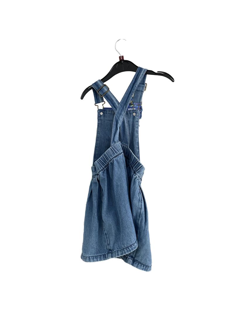 Preloved Marks & Spencer - Blue Denim Pinafore (2-3y)