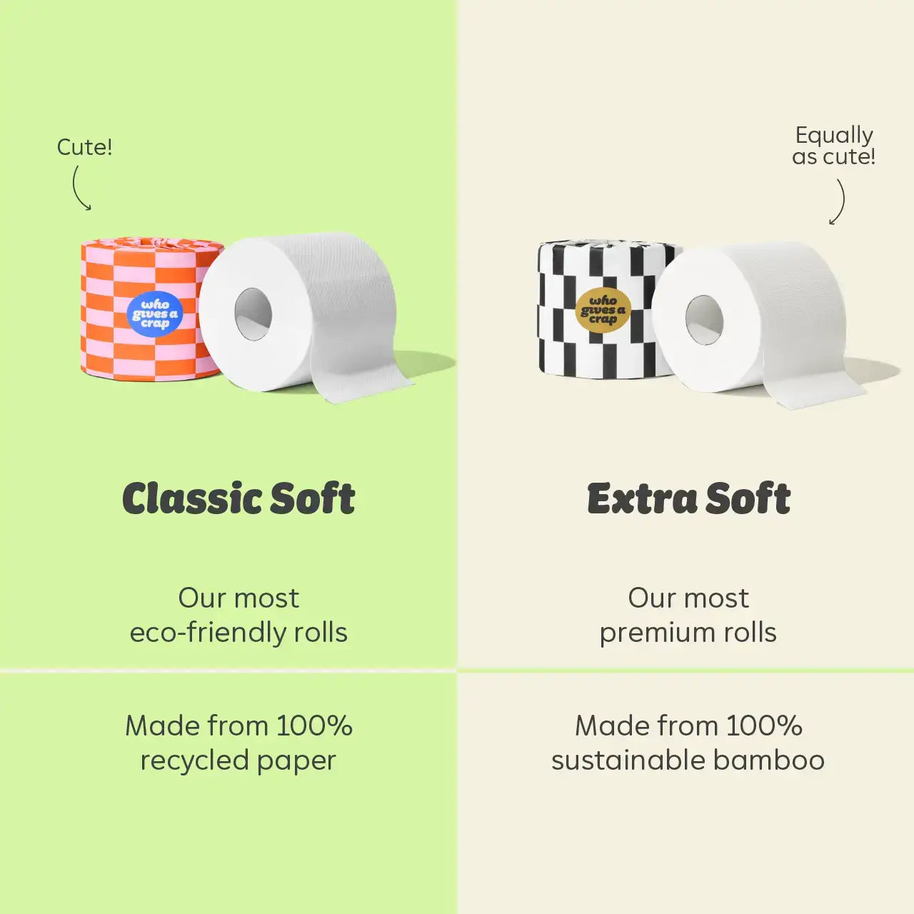 Classic Soft Recycled Toilet Paper (6 pack) - Who Gives A Crap