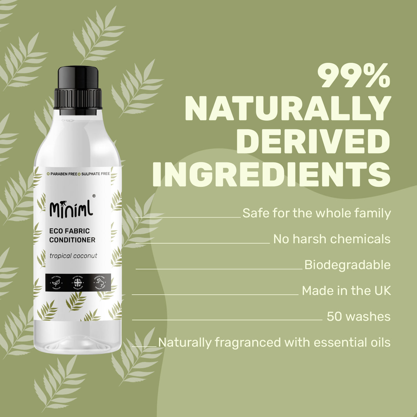 Miniml Fabric Conditioner - REFILL (per 10 ml)