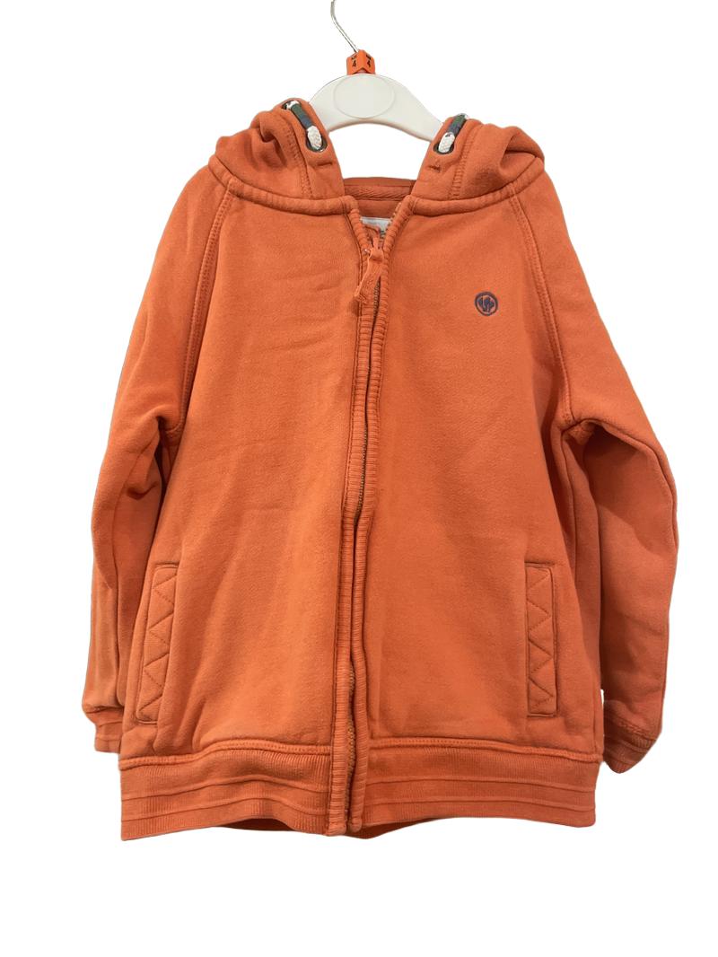 Preloved Fatface - Orange Jacket With Tiger On Back. (4-5y)