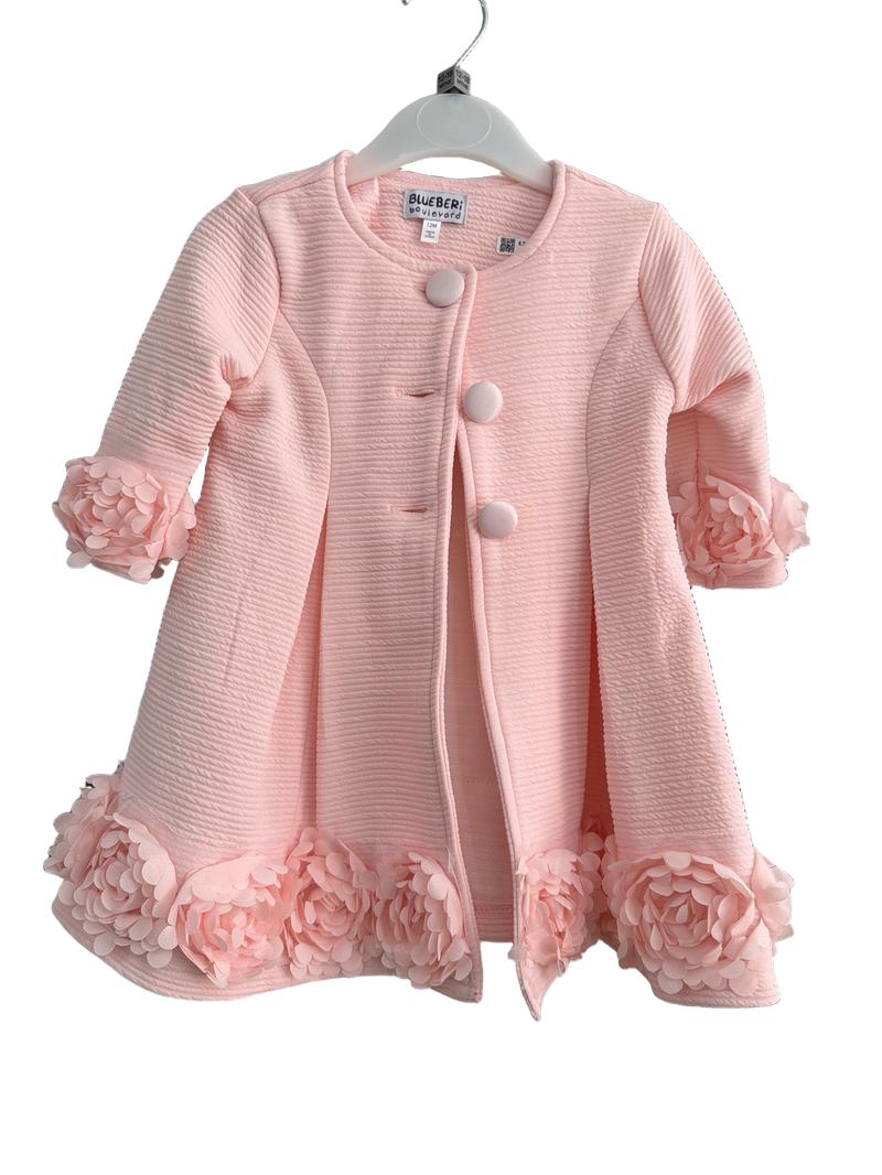Preloved Blueberi Boulevard - Pink Cardigan Dress Jacket (12-18m)