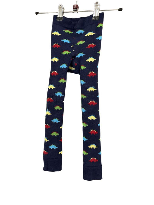Preloved Jojo Maman Bebe - Navy Dinosaur Pattern Leggings (2-3y)