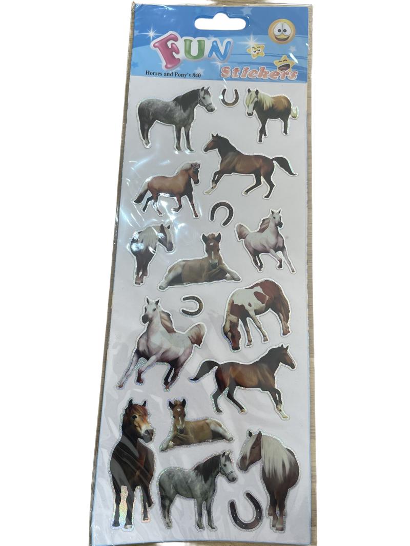 Preloved Toys - Horse Stickers. - Fun Stickers