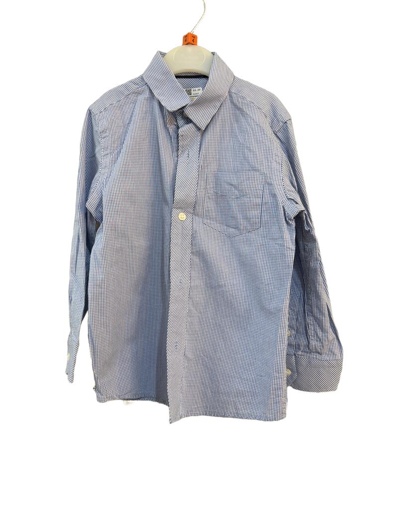 Preloved John Lewis - Blue Gingham Check Collared Shirt (4-5y)