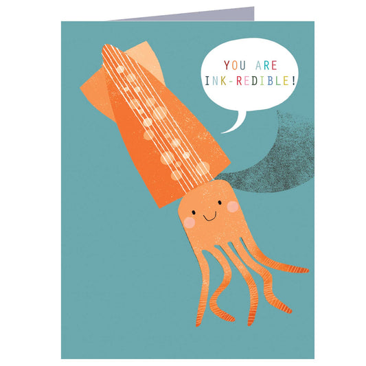 SM72 Mini Squid Well Done Card