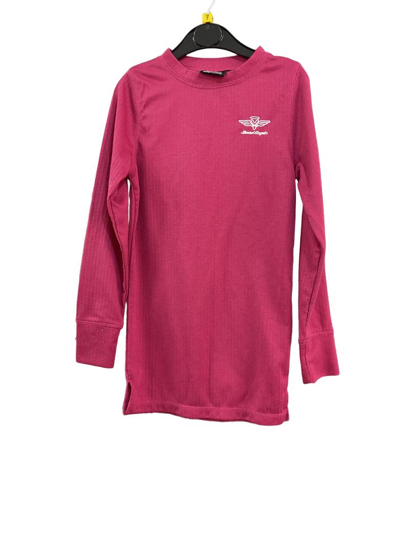 Preloved Board Angels - Pink Thermal Layer Top (7-8y)